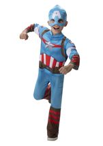Captain America Toddler Red Muscle Chest Hero Costume