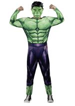 Adult Marvel Green Hulk Men Costume