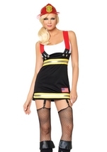 Backdraft Babe Woman Fire Fighter Costume