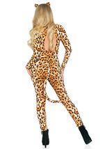 Adult Cougar Catsuit Women Costume