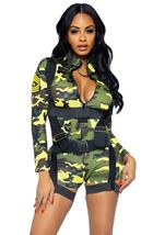Adult Going Commando Women Army Costume