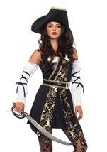 Adult Black Sea Buccaneer Women Costume