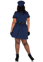 Adult Plus Size Flirty Cop Women Officer Costume