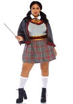 Adult Plus Size Spellbinding School Girl Women Costume