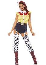 Adult Giddy Up Storybook Cowgirl Women Costume