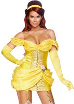 Storybook Bombshell Women Yellow Costume