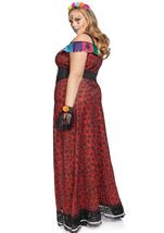 Adult Plus Size Deluxe Day of the Dead Beauty Women Costume