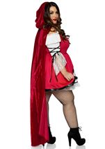 Adult Plus Size Storybook Red Riding Hood Women Costume