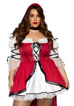 Adult Plus Size Storybook Red Riding Hood Women Costume