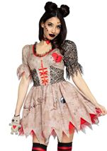 Adult Deadly Voodoo Doll Women Scary Costume