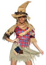 Adult Scarecrow Cutie Women Creepy Costume