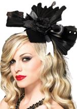 Bony Rose Velvet Fascinator Hair Clip