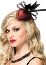 Retro Lurex Fascinator Hair Clip