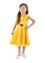 Yellow Beauty Twirl Girls Costume