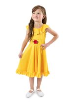 Kids Yellow Beauty Twirl Girls Costume