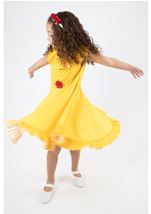 Kids Yellow Beauty Twirl Girls Costume