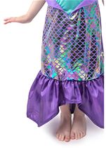 Kids Purple Sparkle Mermaid Girls Costume