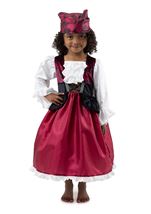 Kids Pirate Dress With Bandana Girls Costume