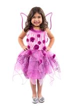 Kids Purple Blossom Fairy Girls Costume