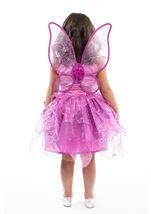 Kids Purple Blossom Fairy Girls Costume