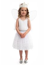 Kids Silver Shimmer Girls Tutu