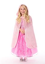 Kids Girls Pink Costume Cloak