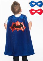 Kids Unisex Spider Cape And Mask