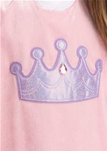 Adult Girls Pink Crown Cape And Mask