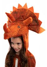 Kids Triceratops Hooded Unisex Cloak