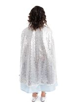 Kids Silver Shimmer Girls Cloak