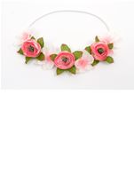 Kids Petal Pink Girls Flower Headband