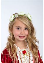 Kids Cream Flower Girls Headband