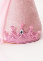 Kids Pink Princess Girls Cone Hat