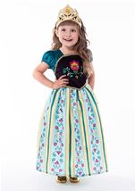 Kids Alpine Princess Girls Gold Crown