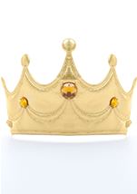 Kids Gold Princess Soft Girls Crown