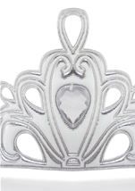 Kids Silver Diva Soft Girls Crown