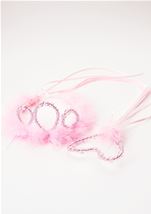 Kids Girls Pink Wand And Tiara Set