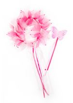 Girls Pink Fairy Halo And Wand