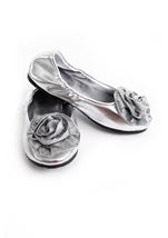 Silver Sparkle Girls Shoes
