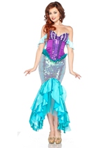 Adult Disney Princess Ariel Women Mermaid Costume