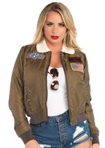 Women Stylish Nylon Bomber Jacket