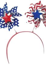 Adult Pinwheel Patriotic Headband