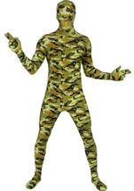 Green Commando Men Morphsuits