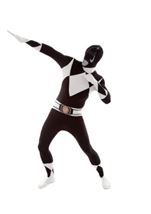 Adult Black Power Ranger Morphsuit Men Costume