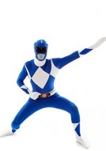 Adult Blue Power Ranger Morphsuit Men Costume