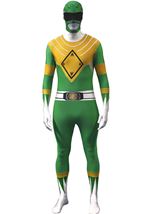 Adult Green Power Ranger Morphsuit Men Costume