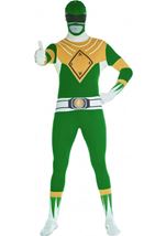 Adult Green Power Ranger Morphsuit Men Costume