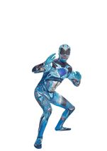Adult Movie Blue Power Ranger Morphsuit Men Costume