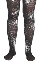 Spider Web Print Women Pantyhose