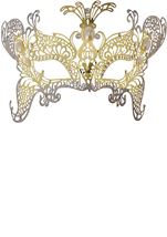 Butterfly Metal Laser Cut Half Mask